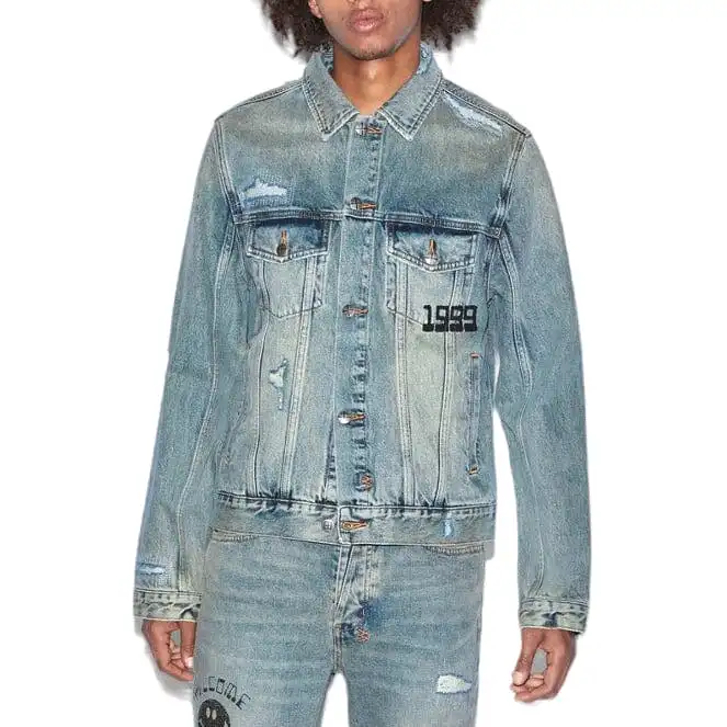 Ksubi Classic Throw Bak Denim Jacket (Indigo Denim) MPS24JK004