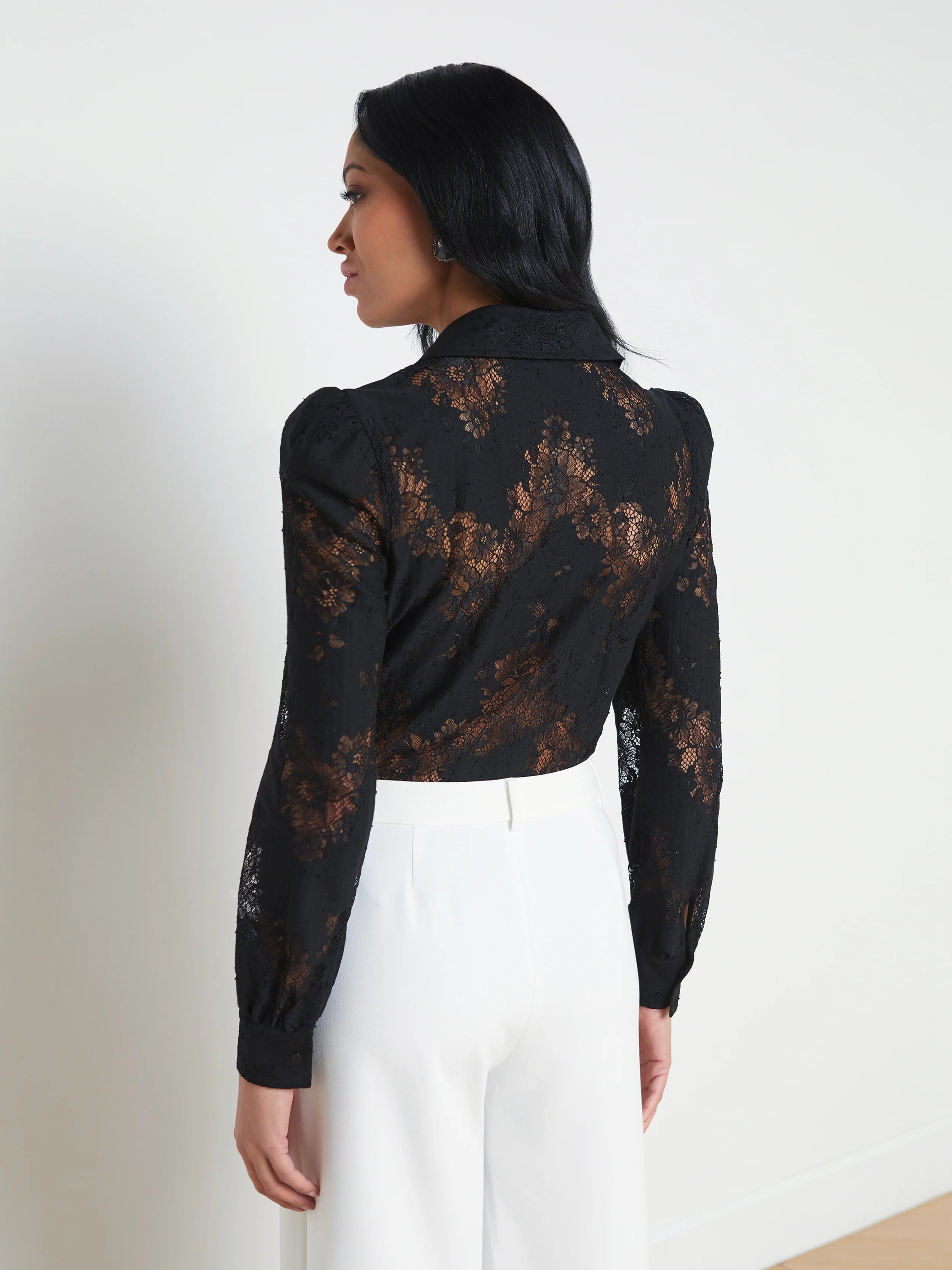 L’agence - Jenica Lace Blouse - Black