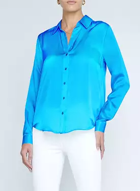 L’agence - Tyler Blouse - Caribbean Blue