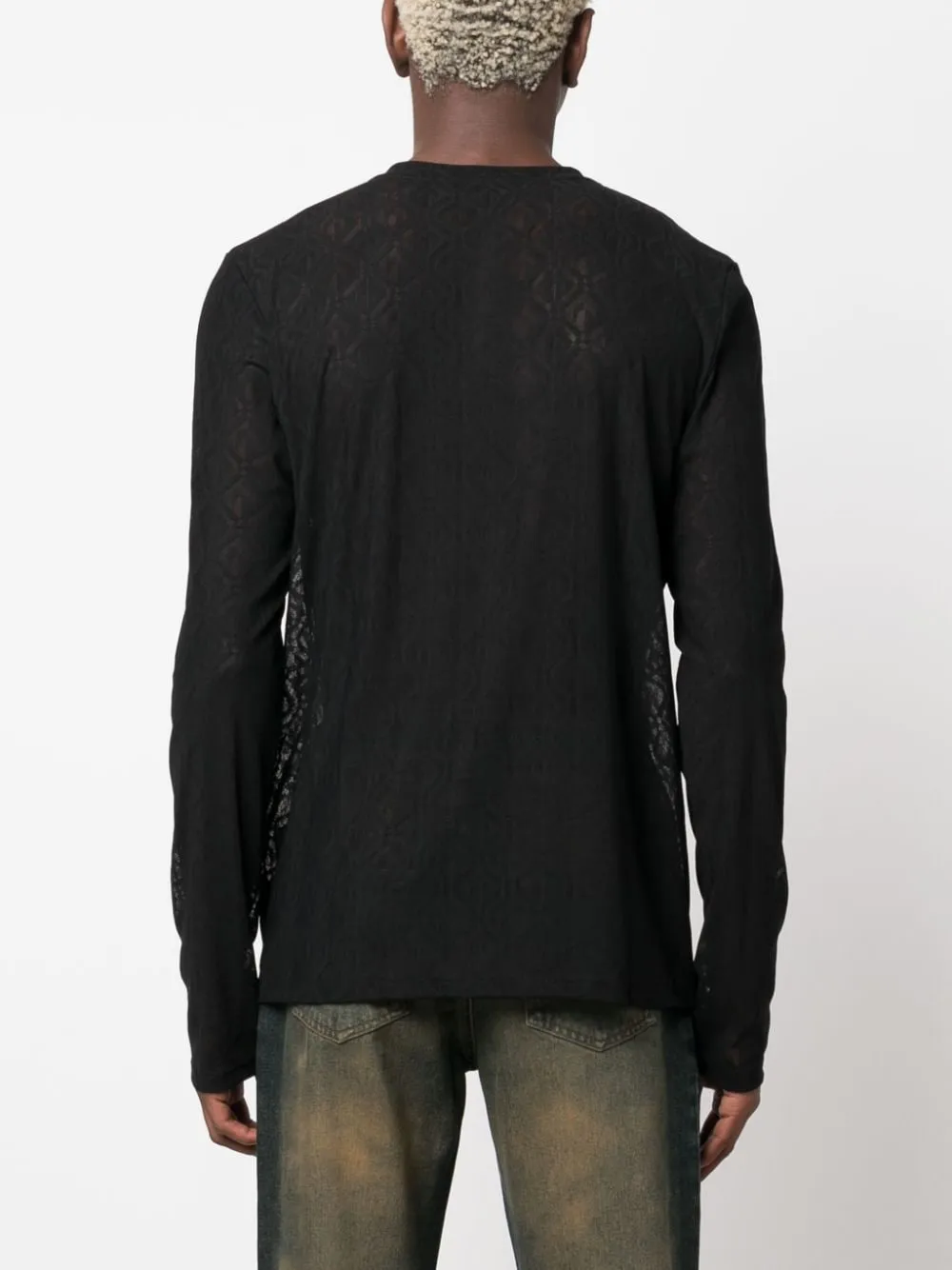 Marine Serre Sweaters Black