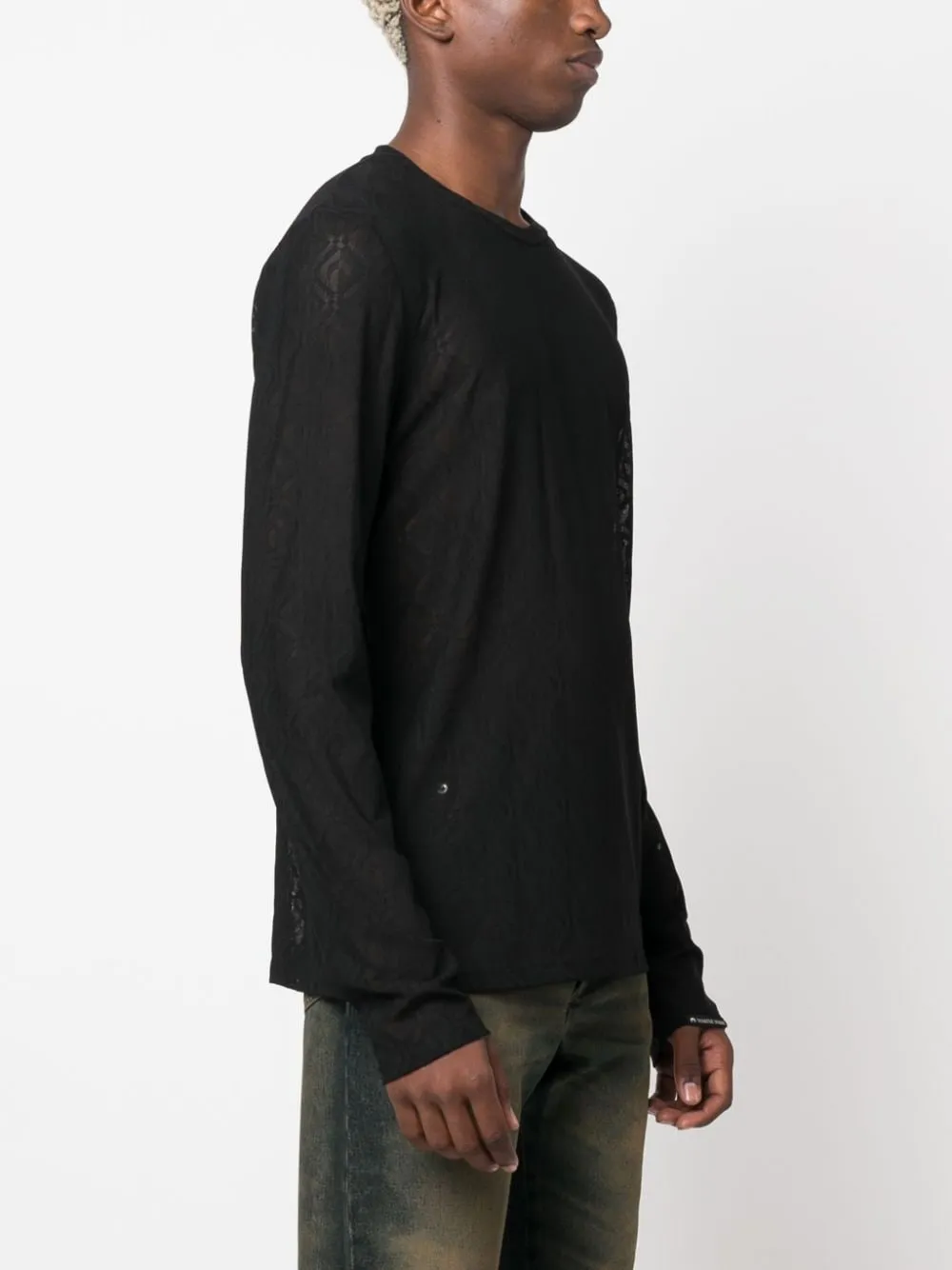 Marine Serre Sweaters Black