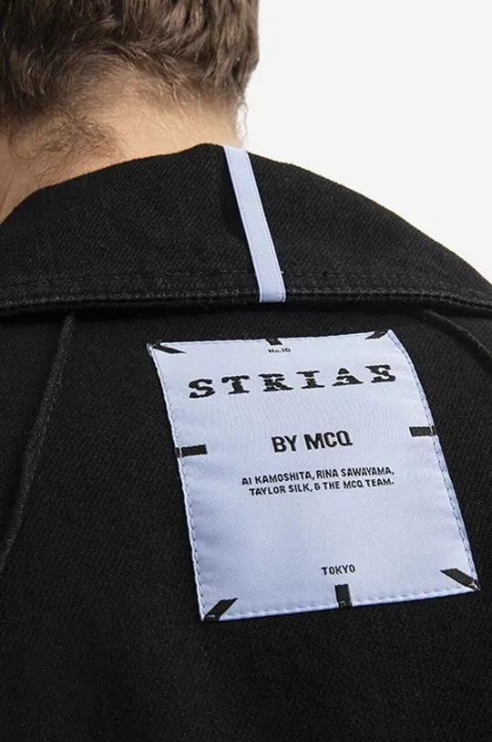 MCQ denim jacket Muscle men's black color