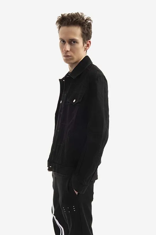 MCQ denim jacket Muscle men's black color