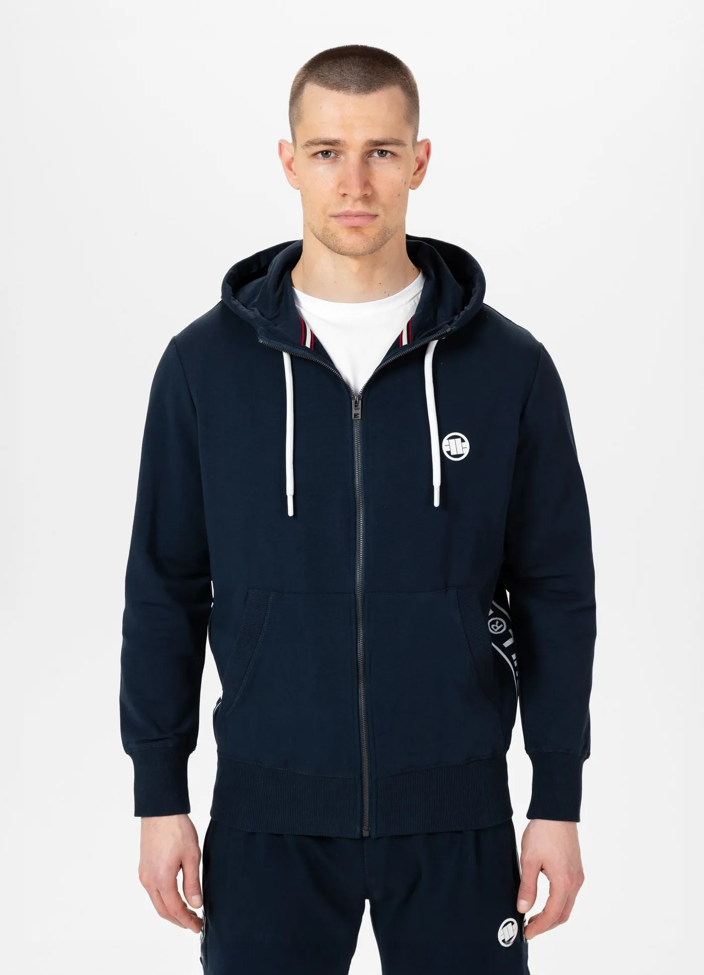 Men's Zip-up hoodie French Terry Lotus