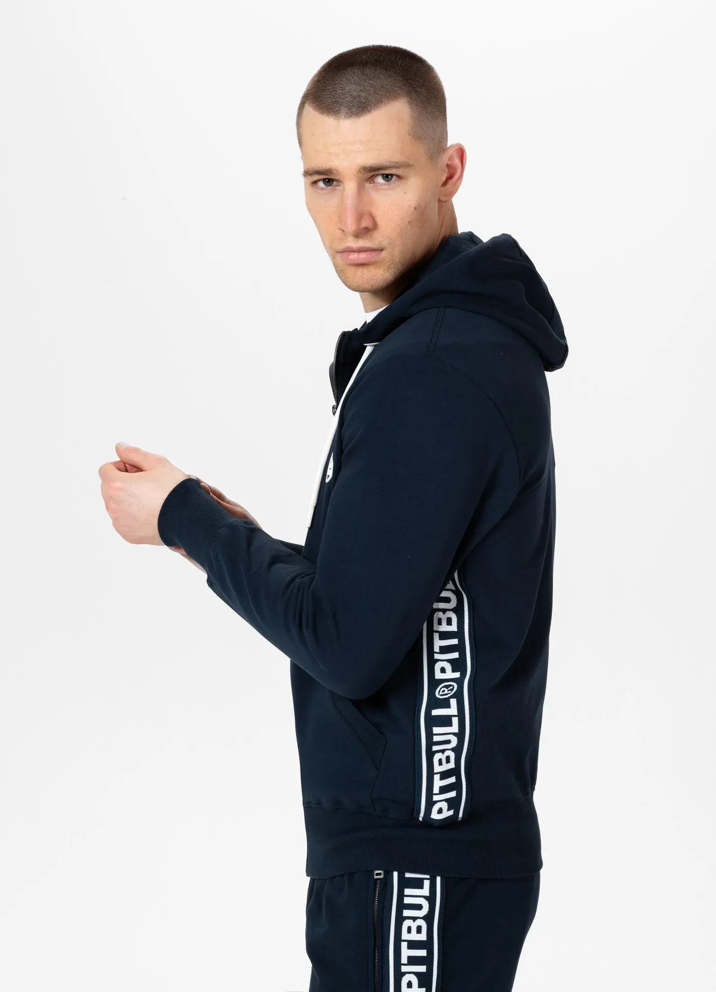 Men's Zip-up hoodie French Terry Lotus