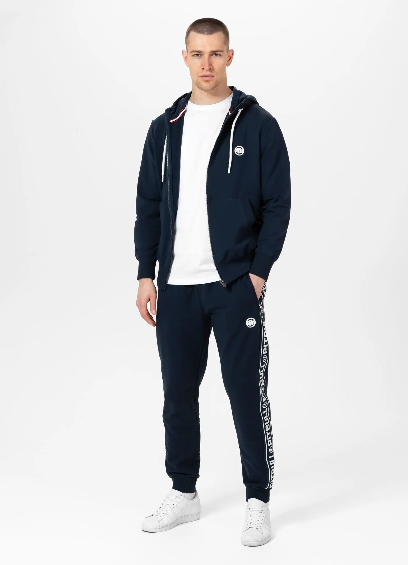 Men's Zip-up hoodie French Terry Lotus