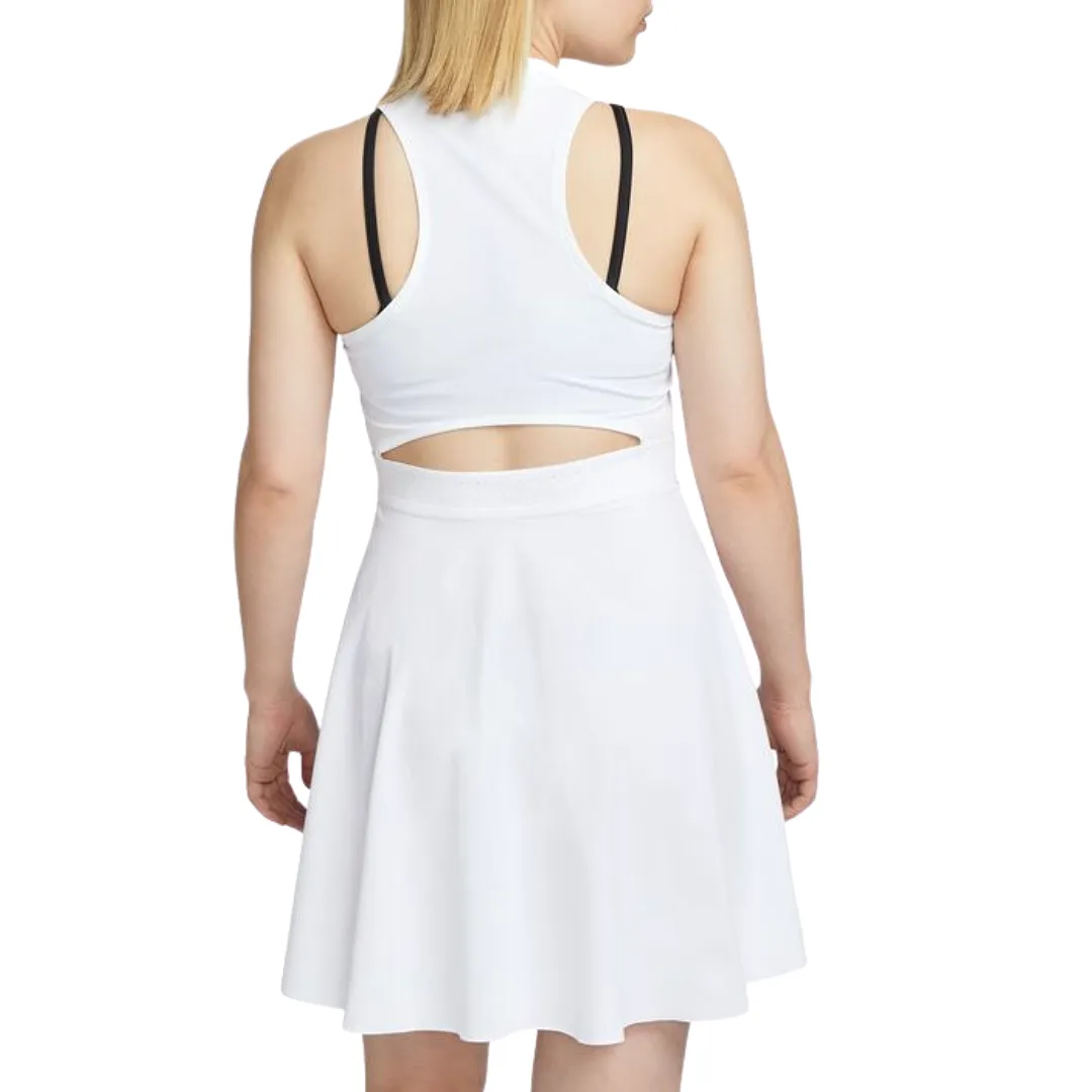 Nike Dri-FIT Advantage Women's Tennis Dress - White/Black