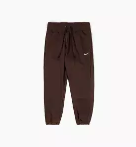 NSW Phoenix Fleece High Waisted Oversized Joggers Womens Pants - Brown