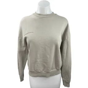 Pangaia 365 Midweight Womens Gray Crewneck Pullover Sweatshirt Sweater Top XS