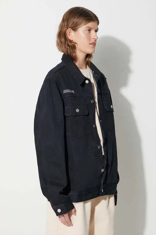 Pangaia denim jacket black color