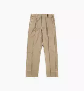 Pleated Front Mens Pants - Sand