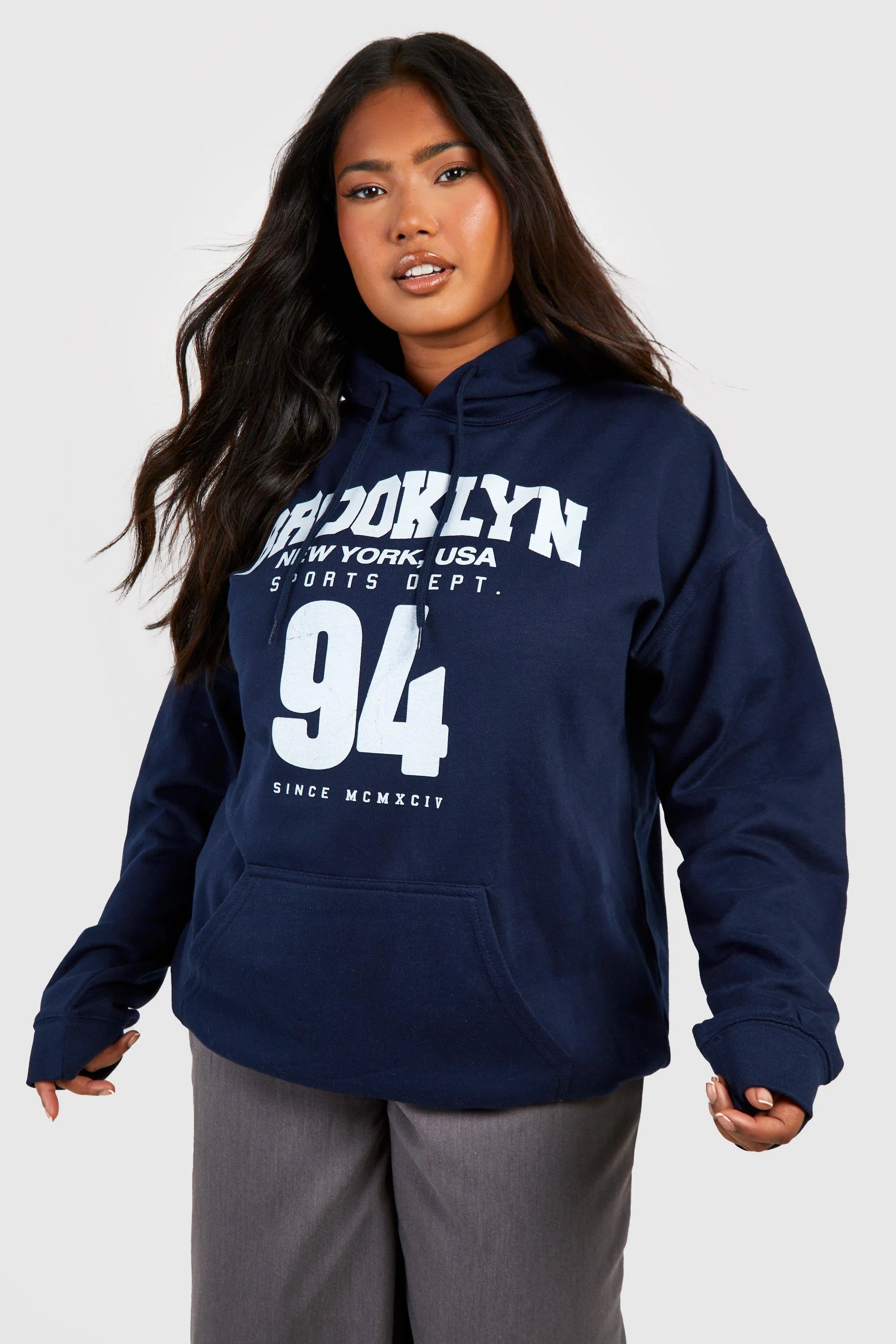 Plus Oversized Brooklyn Hoodie