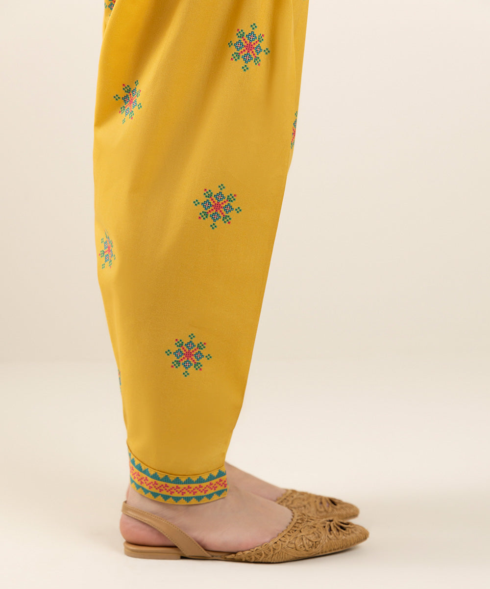 Printed Lawn Tapered Shalwar