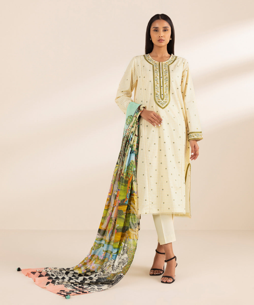 Printed Voile Dupatta