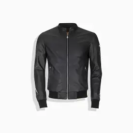 Reeves Mens Bomber Jacket, Black