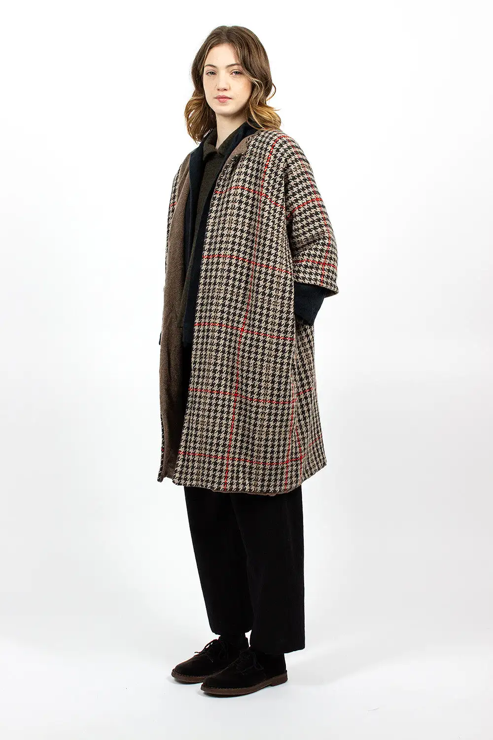 Reversible Cashmere Coat Abete