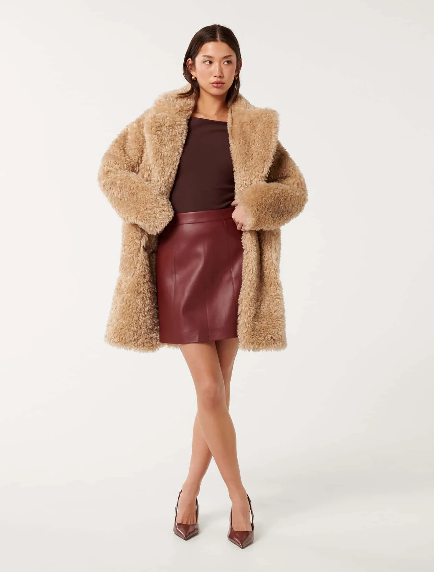 Sally Faux Fur Coat