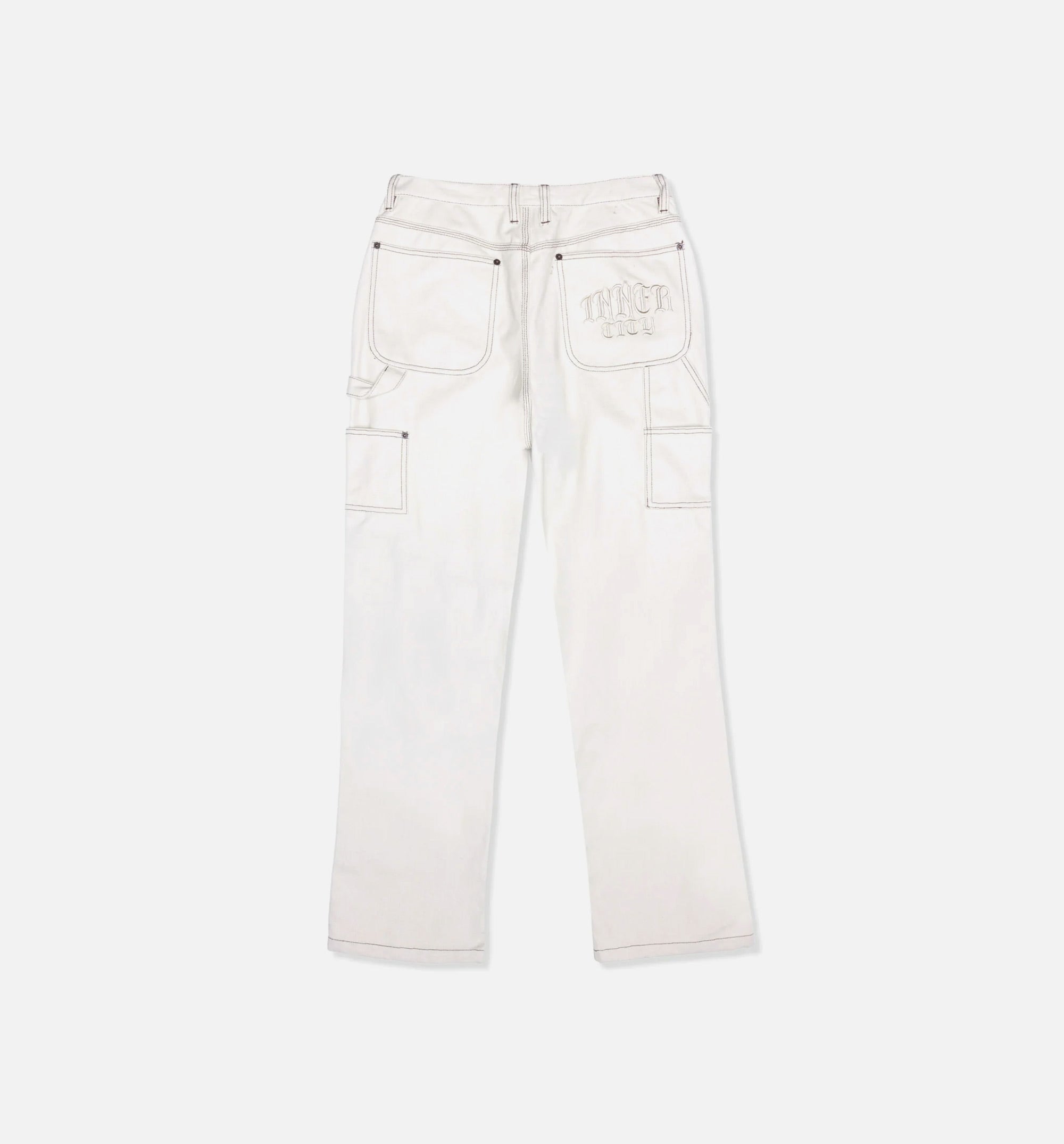 Script Carpenter Mens Pants - Bone