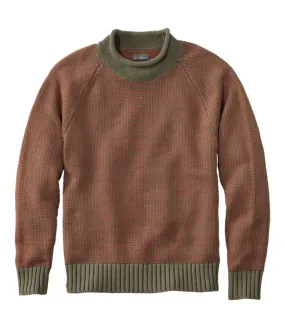 Signature Organic Cotton Rollneck Sweater Fair Isle Men's Regular