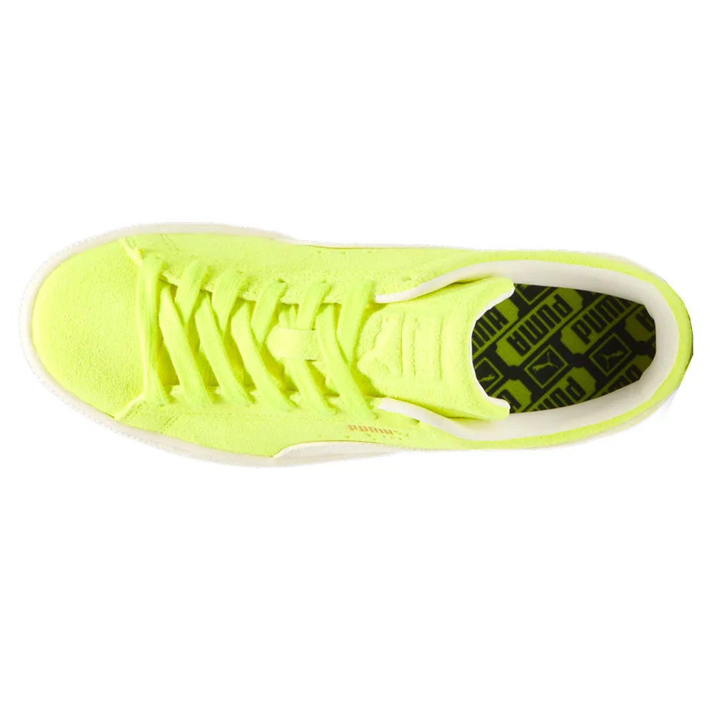 Suede Neon Lace Up Sneakers