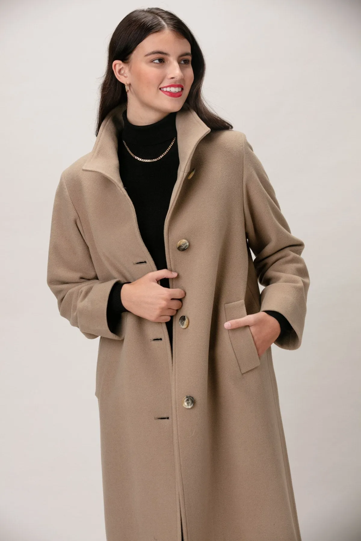 TATI Wool & Cashmere Long Coat 1957