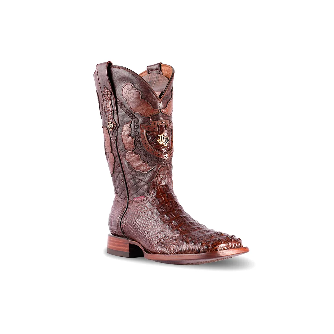 Texas Country Exotic Boot  IJ1000 LAGARTO NUCA CAFE H501