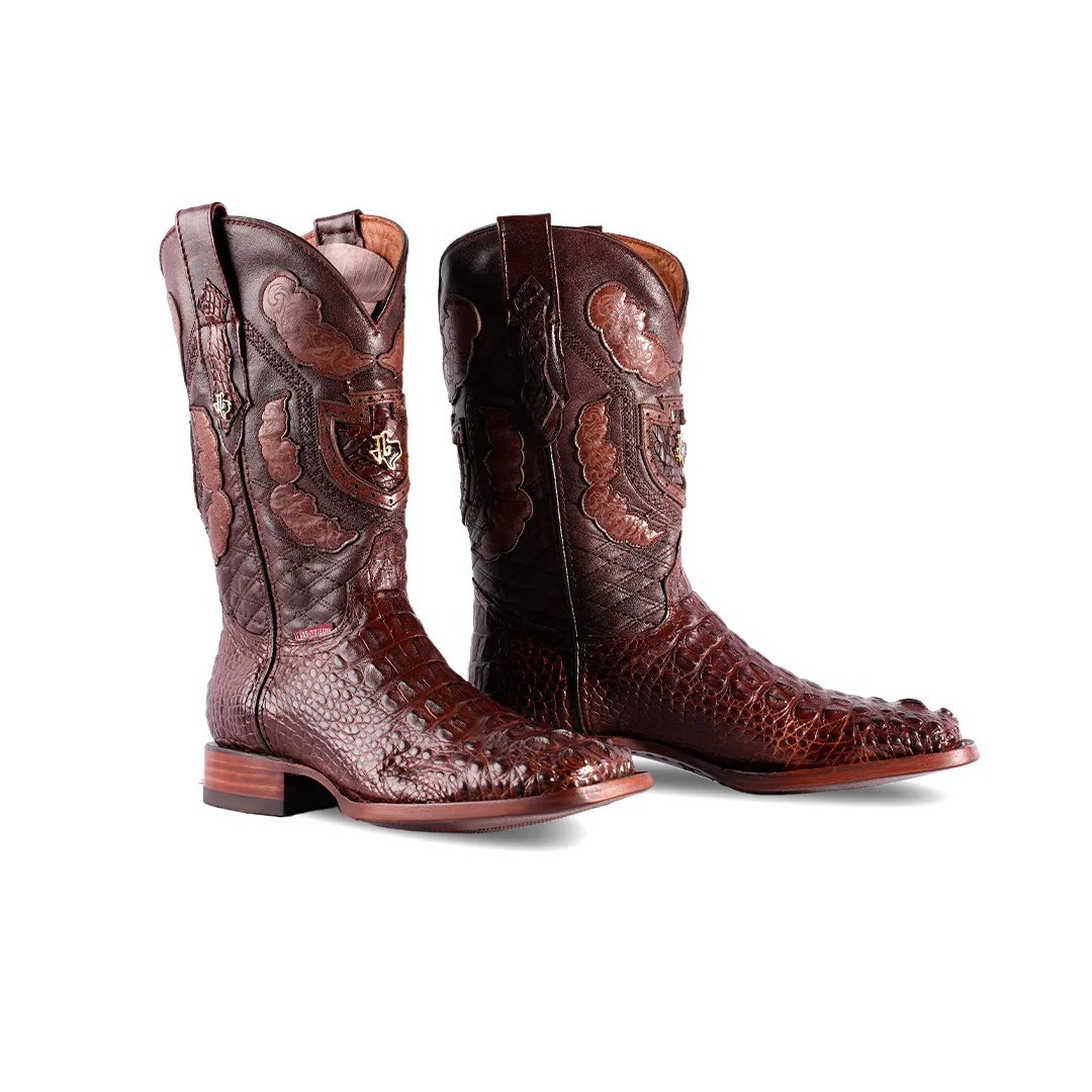 Texas Country Exotic Boot  IJ1000 LAGARTO NUCA CAFE H501