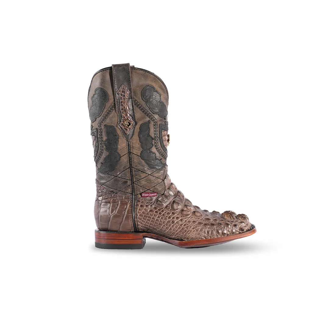 Texas Country Exotic Boot  IJ1000 LAGARTO NUCA GRIS H501