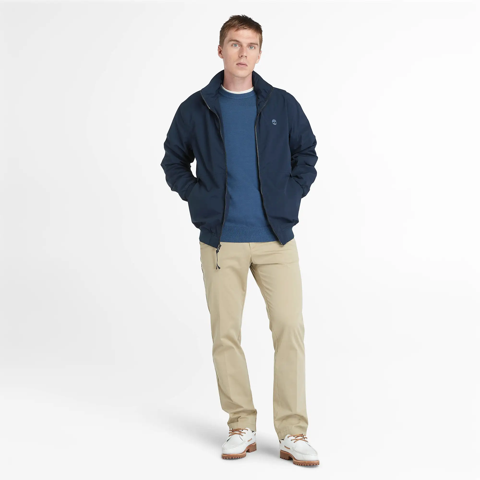 Timberland Mens Water Resistant Bomber Jacket