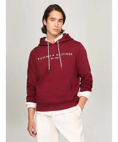 Tommy Hilfiger Men's Embroidered Tommy Logo Hoodie