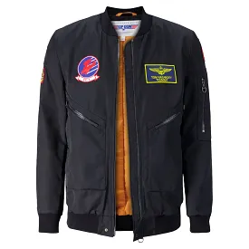 TOP GUN Unisex Stealth Bomber Jacket - STEALTH BLACK