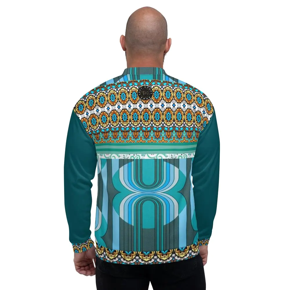 Turquoise Tonight Unisex Bomber Jacket