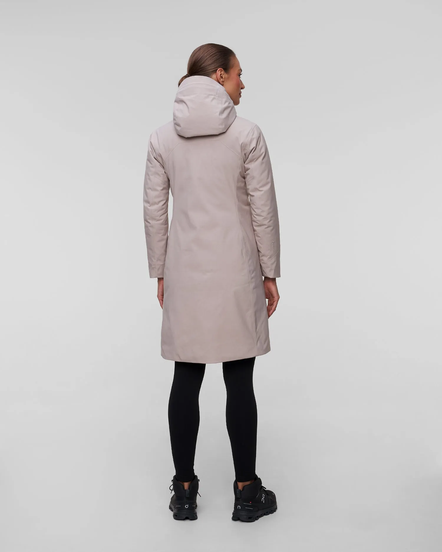 Women's beige down parka Arcteryx Patera x000006443-rune