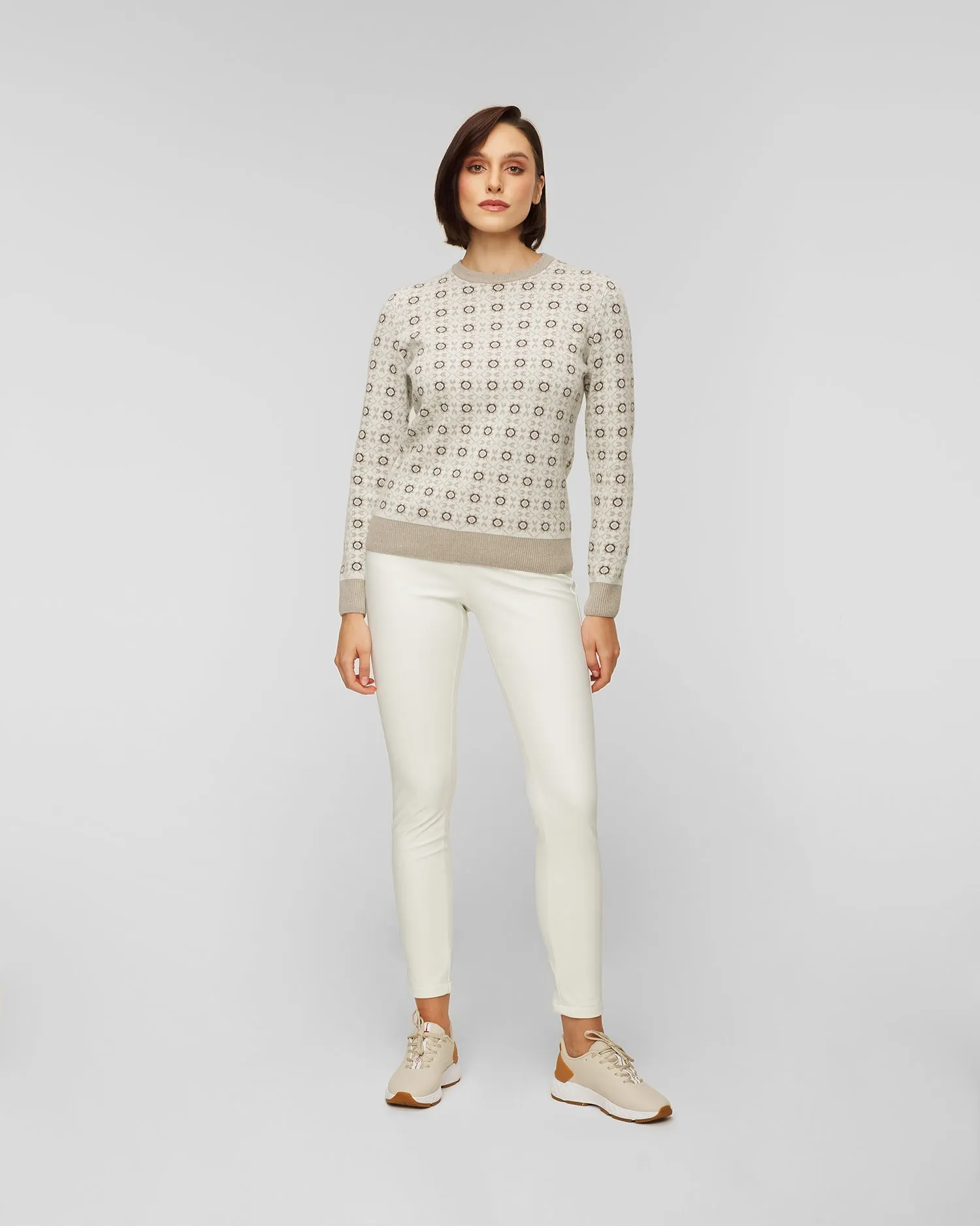 Women's woolen sweater Chervo Nutella 66145-24d