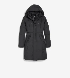 Women's Water Resistant Stretch Twill Parka