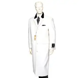 XXIOTTI Cashmere/Wool Overcoat Winter White 77005