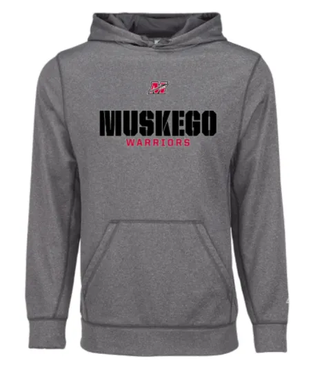 Youth Recruit Muskego Warrior Steel Performance Hoodie