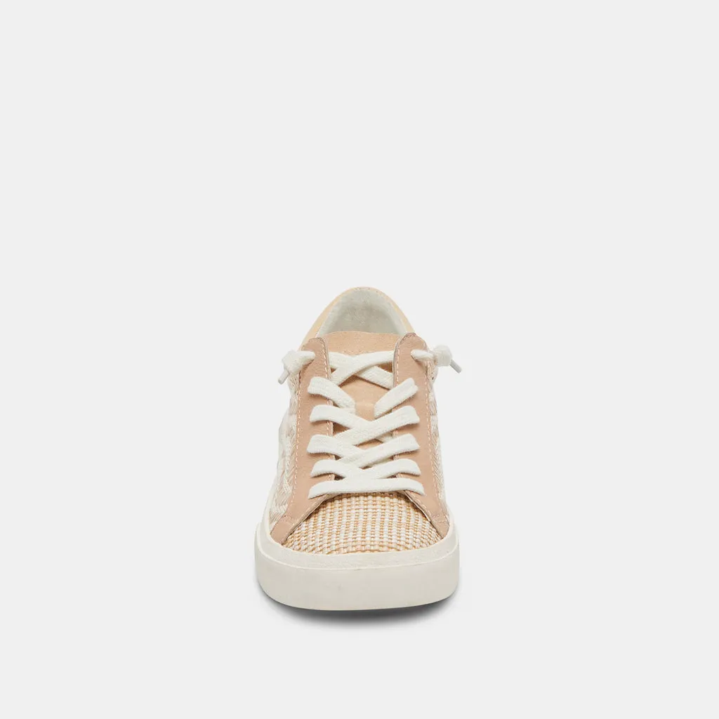 ZINA SNEAKERS WHEAT RAFFIA– Dolce Vita 6971241201730